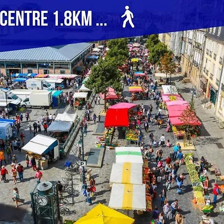 Auteuil • 4 Chambres • Wifi • Metro A 400M Rennes Exterior foto